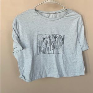 Shein Cactus Crop Top